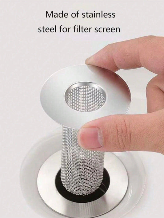 1Pc Bathroom Sewer Hair Strainer, Sink Strainer For Bathroom, Tub And Shower Sewers, Bathroom Specific Home Bathroom Decor Fall Decor Back To School