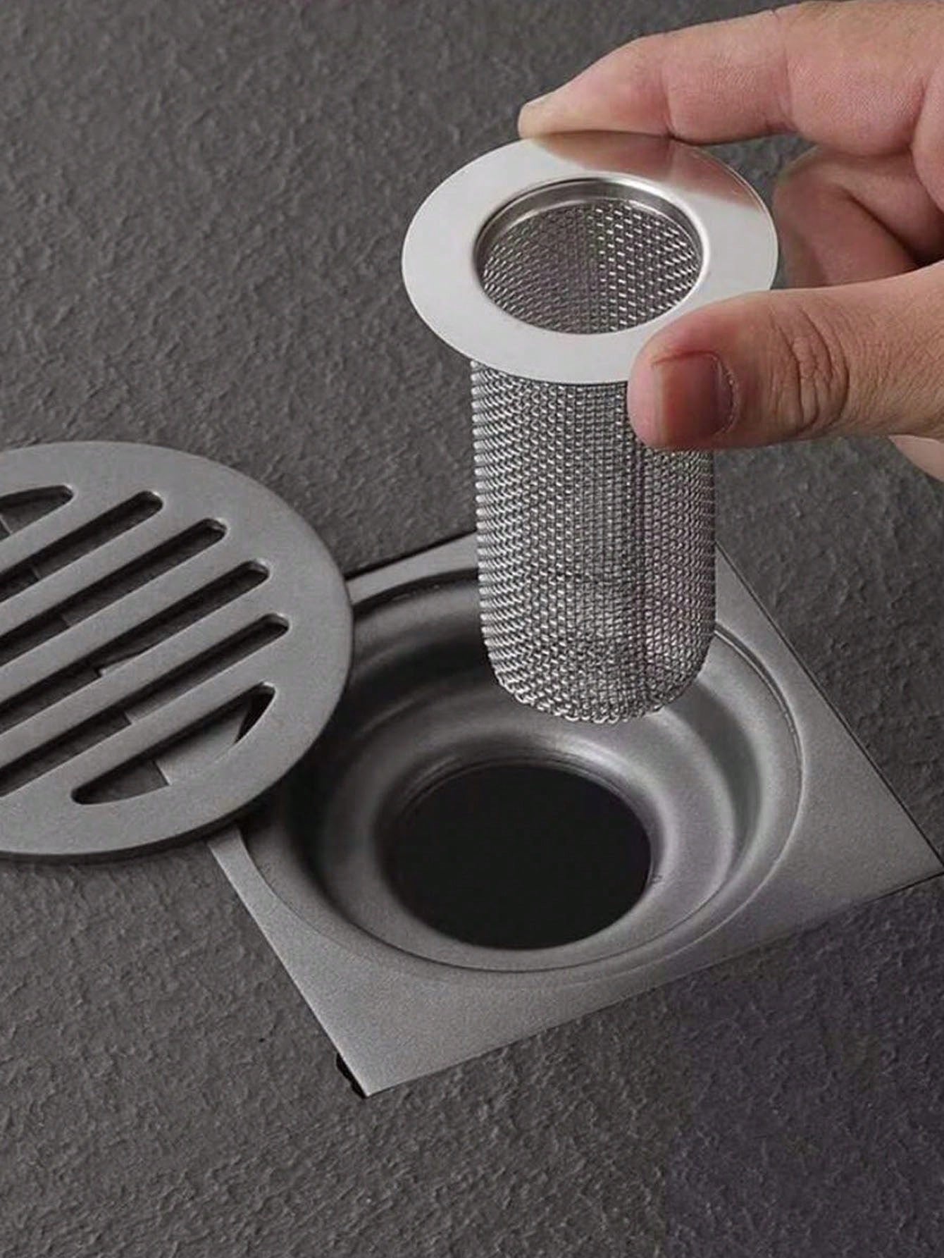 1Pc Bathroom Sewer Hair Strainer, Sink Strainer For Bathroom, Tub And Shower Sewers, Bathroom Specific Home Bathroom Decor Fall Decor Back To School