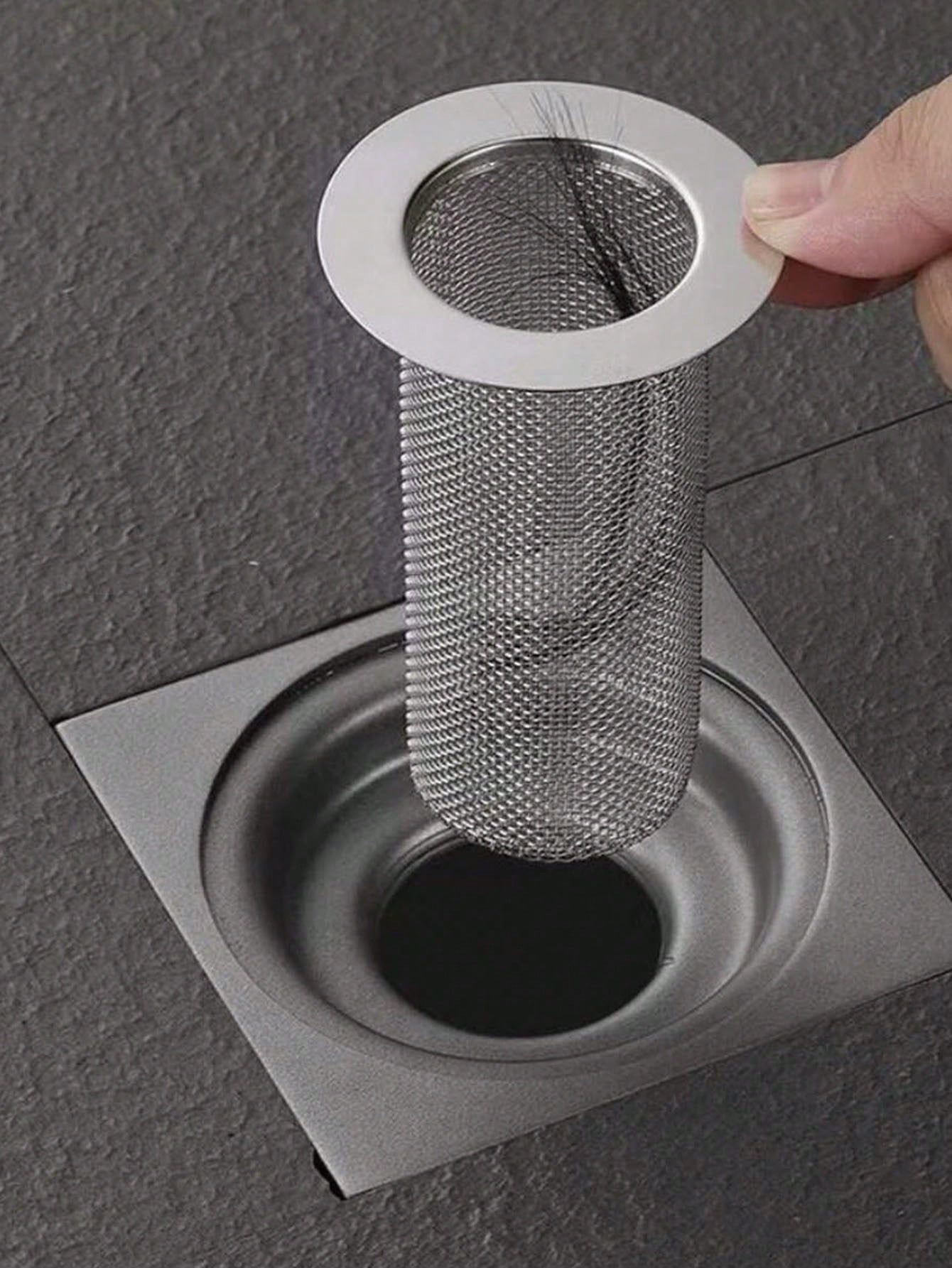 1Pc Bathroom Sewer Hair Strainer, Sink Strainer For Bathroom, Tub And Shower Sewers, Bathroom Specific Home Bathroom Decor Fall Decor Back To School