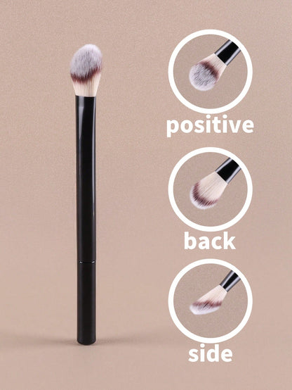 1pc Black #2 Minimalist Outline Brush, Makeup Brush, Makeup Applicator,Eyebrow Brush,Eyeshadow Brush,Spoolie,Spoolie Brush,Giveaways