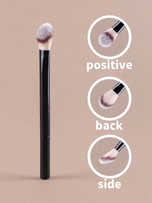1pc Black #2 Minimalist Outline Brush, Makeup Brush, Makeup Applicator,Eyebrow Brush,Eyeshadow Brush,Spoolie,Spoolie Brush,Giveaways