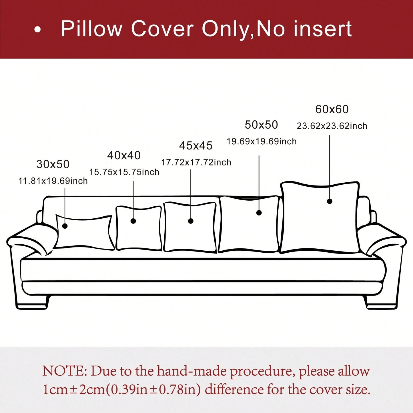 1pc Brick Red (Unfilled) Fishbone Pattern Piping Decorative Throw Pillow Case, Modern Luxurious Soft Chenille Piping Cushion Cover, Suitable For Sofa, Bed, Bedroom, Office, Hotel, All Season