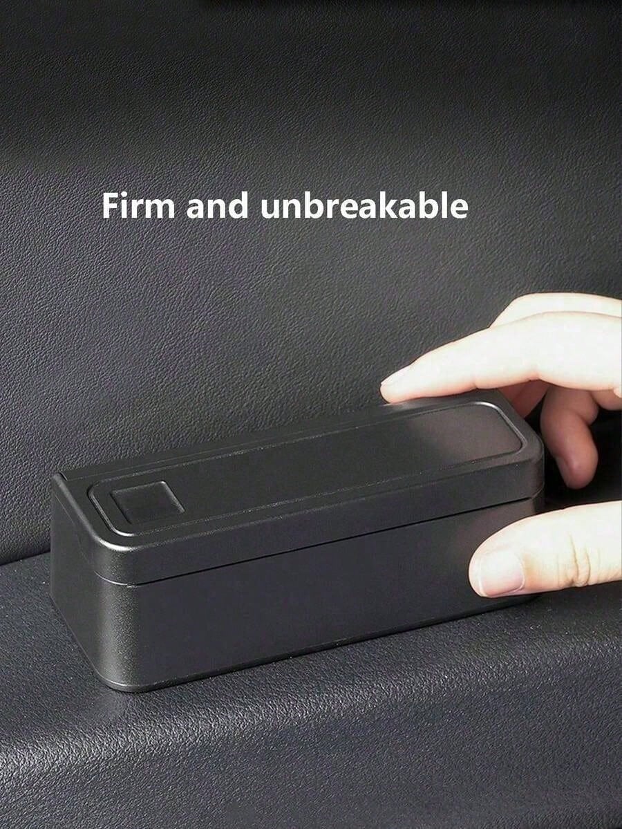 1pc Car Coin Storage Box, Car Coin Clip, Mixed Coin Bank, Multifunctional Adhesive Coin Holder For Car