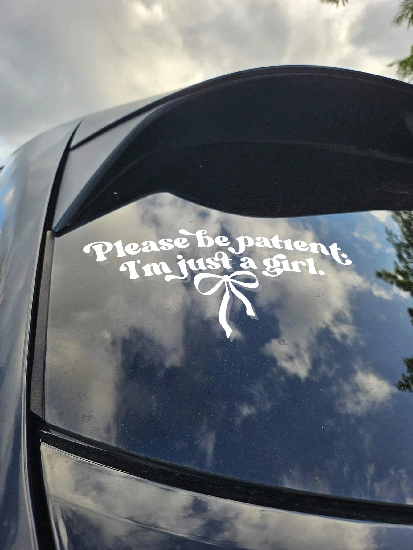 1pc Car Exterior Stickers, Home Decoration Stickers, Personalized Text Stickers