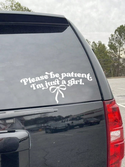 1pc Car Exterior Stickers, Home Decoration Stickers, Personalized Text Stickers