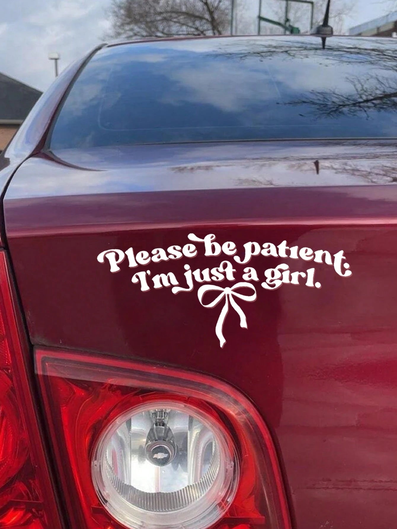 1pc Car Exterior Stickers, Home Decoration Stickers, Personalized Text Stickers