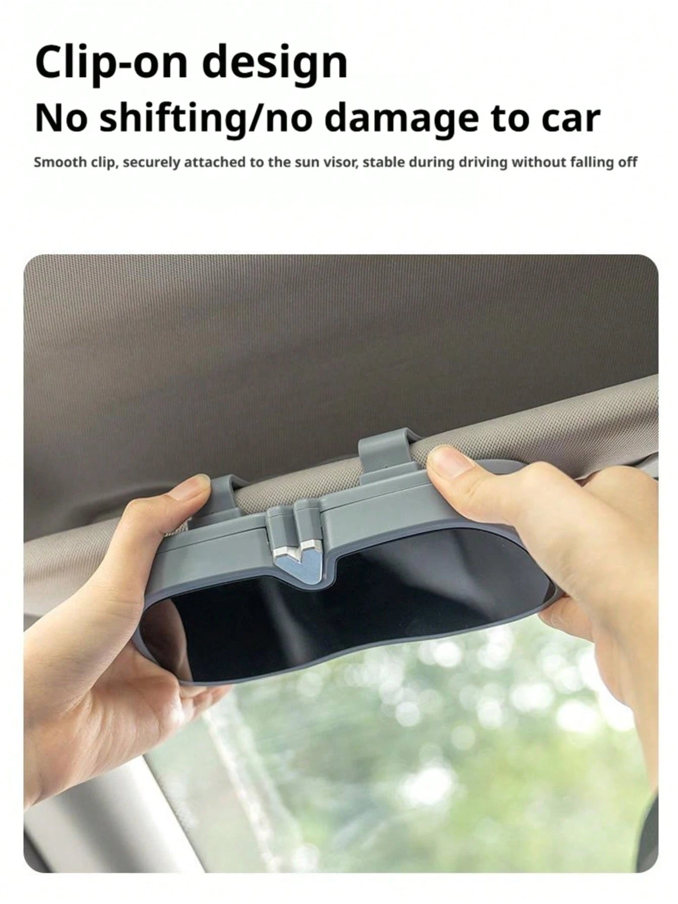 1PC Car Glasses Box Portable Car Fashion Glasses Holder In The Car Driving Glasses Holder Eyeglass Case Sun Visor Car Lenses Holder