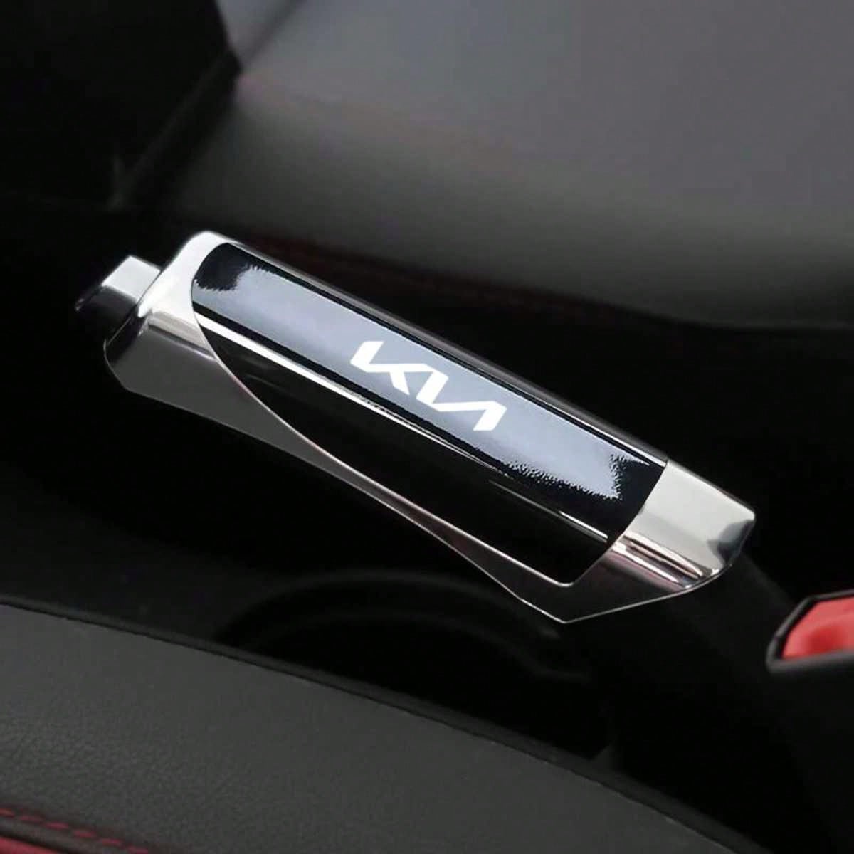 1pc Car Hand Brake Cover Handbrake Grips Protection Carbon Fiber For Kia Rio Ceed Sportage Cerato Soul Sorento Picanto Optima
