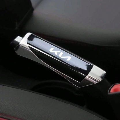 1pc Car Hand Brake Cover Handbrake Grips Protection Carbon Fiber For Kia Rio Ceed Sportage Cerato Soul Sorento Picanto Optima