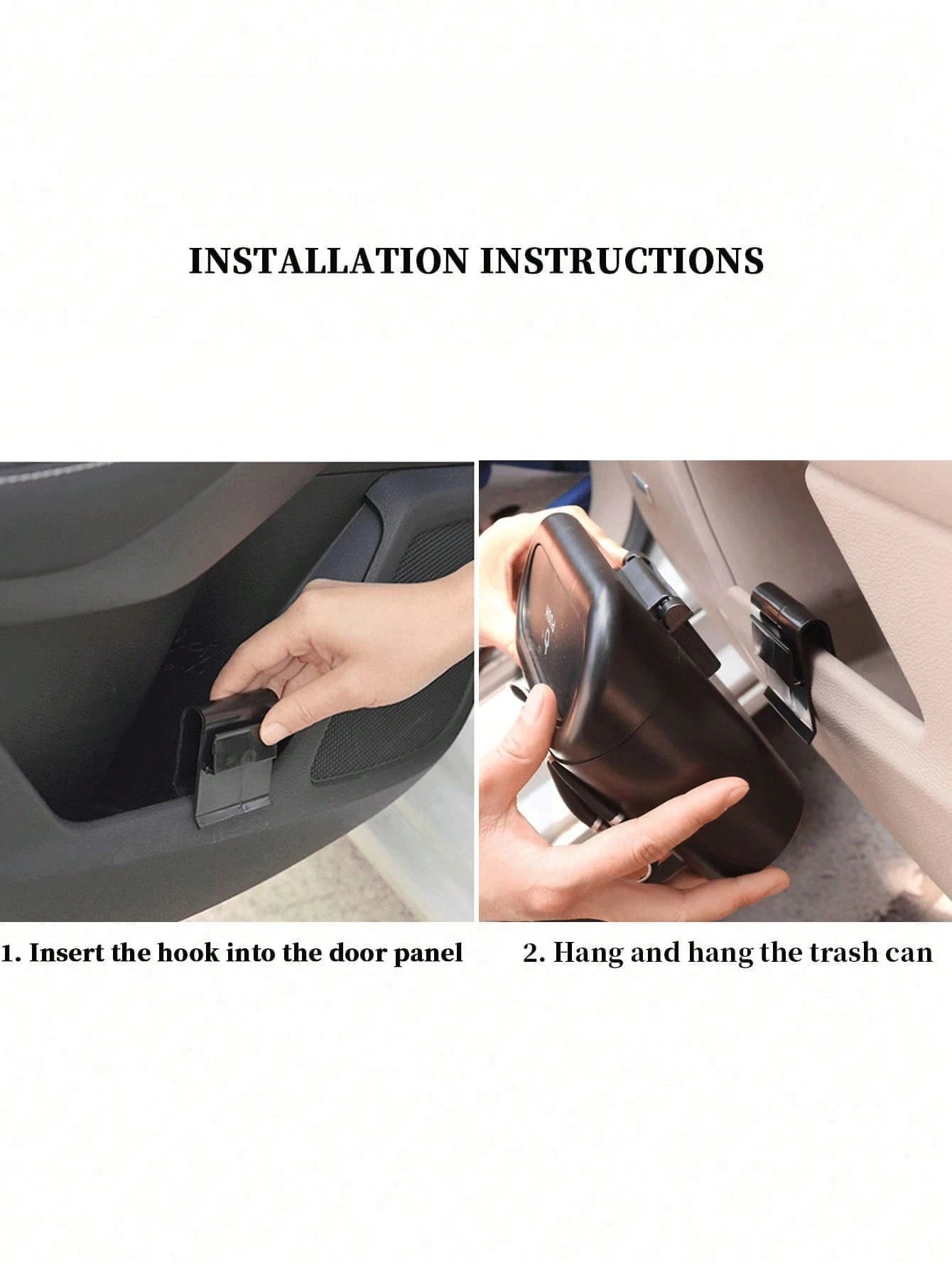 1pc Car Mounted Garbage Bin Hanging Car Decoration Garbage Bin Car Interior Storage Cleaning Garbage Bin Car Mounted Storage Waterproof Car Accessories
