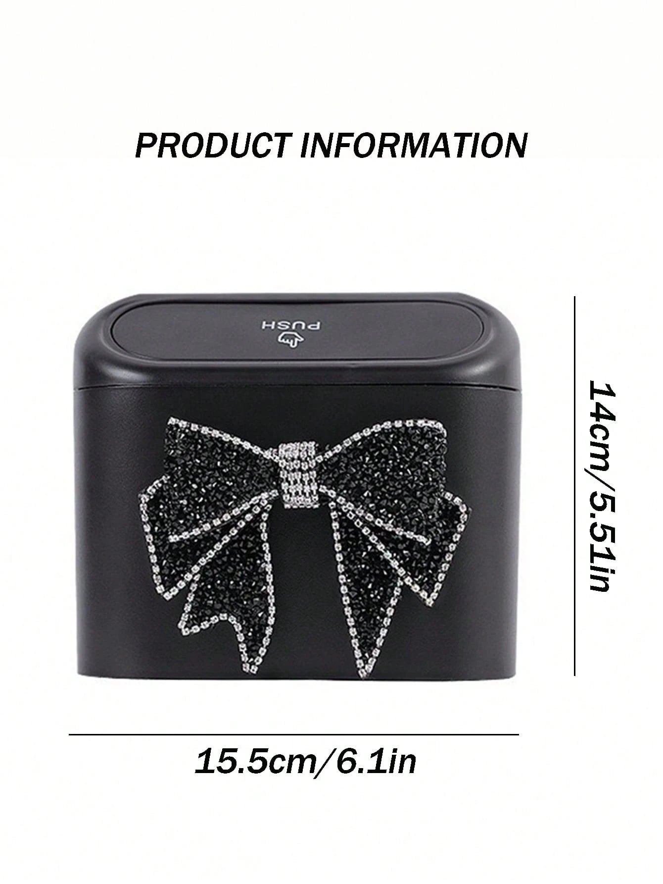 1pc Car Mounted Garbage Bin Hanging Car Decoration Garbage Bin Car Interior Storage Cleaning Garbage Bin Car Mounted Storage Waterproof Car Accessories