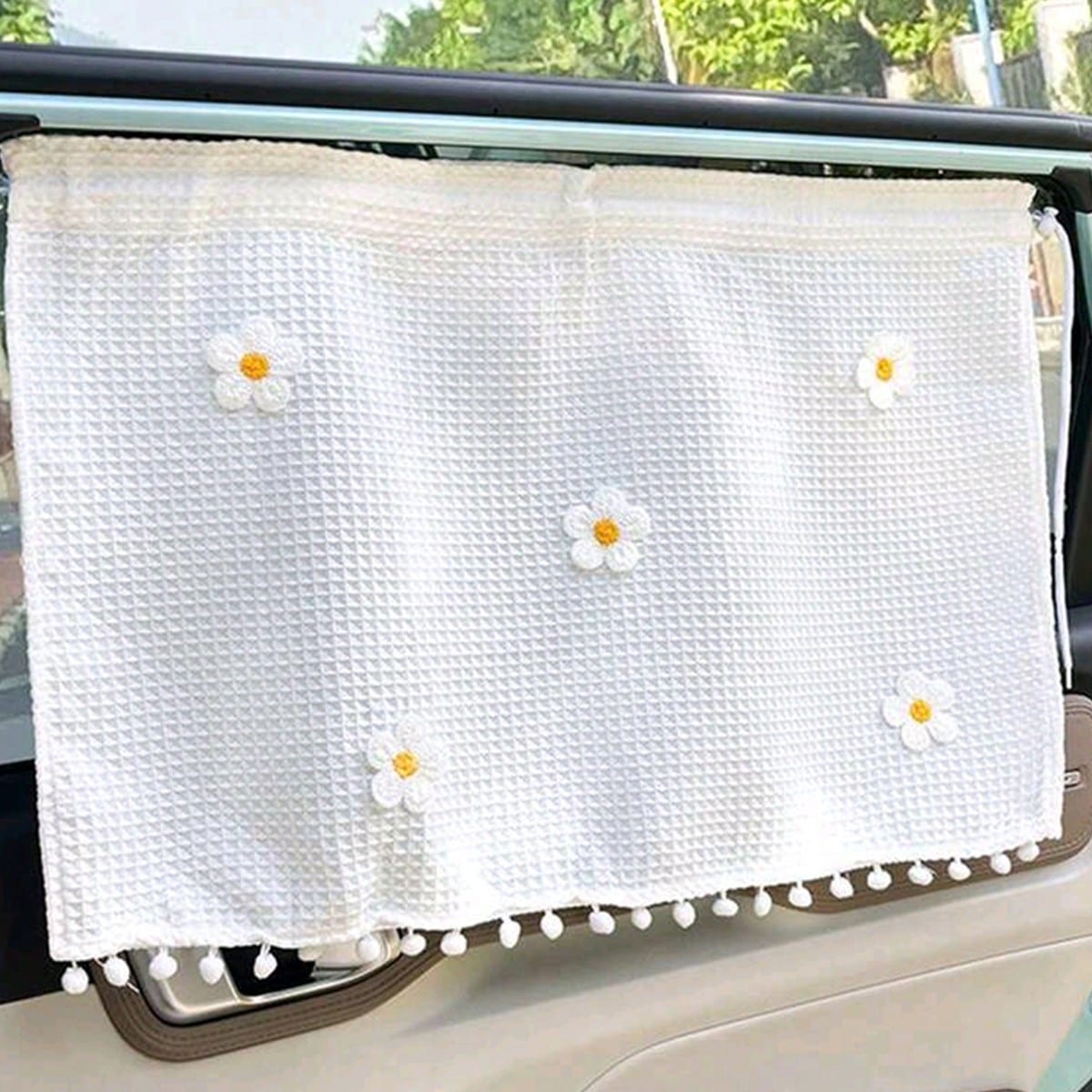 1pc Car Side Window Sunshade Suction Cup Interior Curtain Baby Children UV Protection Heat Insulation