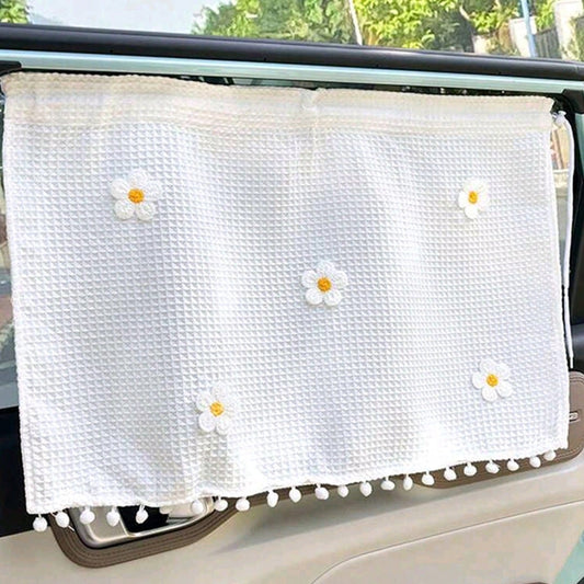 1pc Car Side Window Sunshade Suction Cup Interior Curtain Baby Children UV Protection Heat Insulation