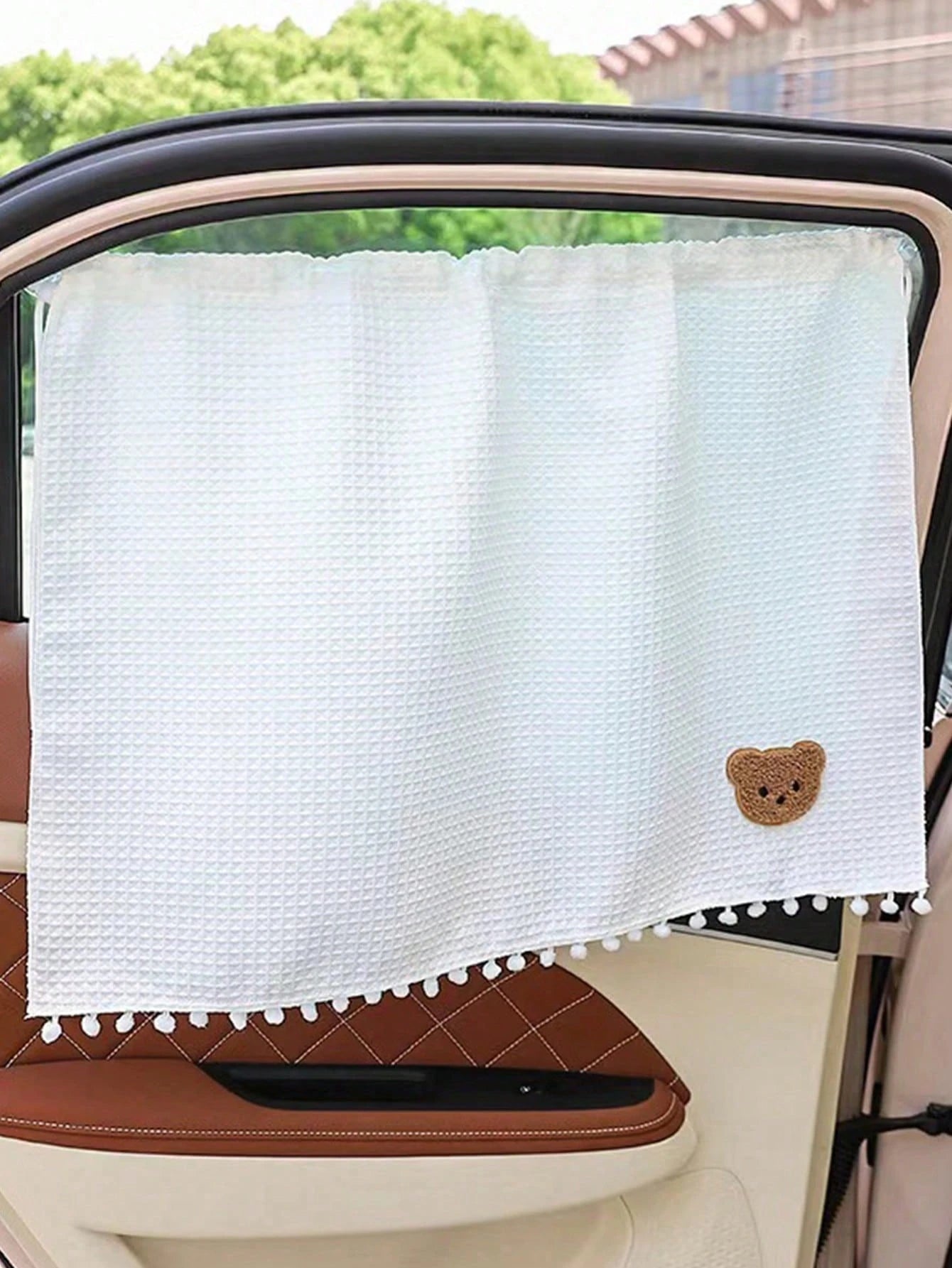 1pc Car Side Window Sunshade Suction Cup Interior Curtain Baby Children UV Protection Heat Insulation