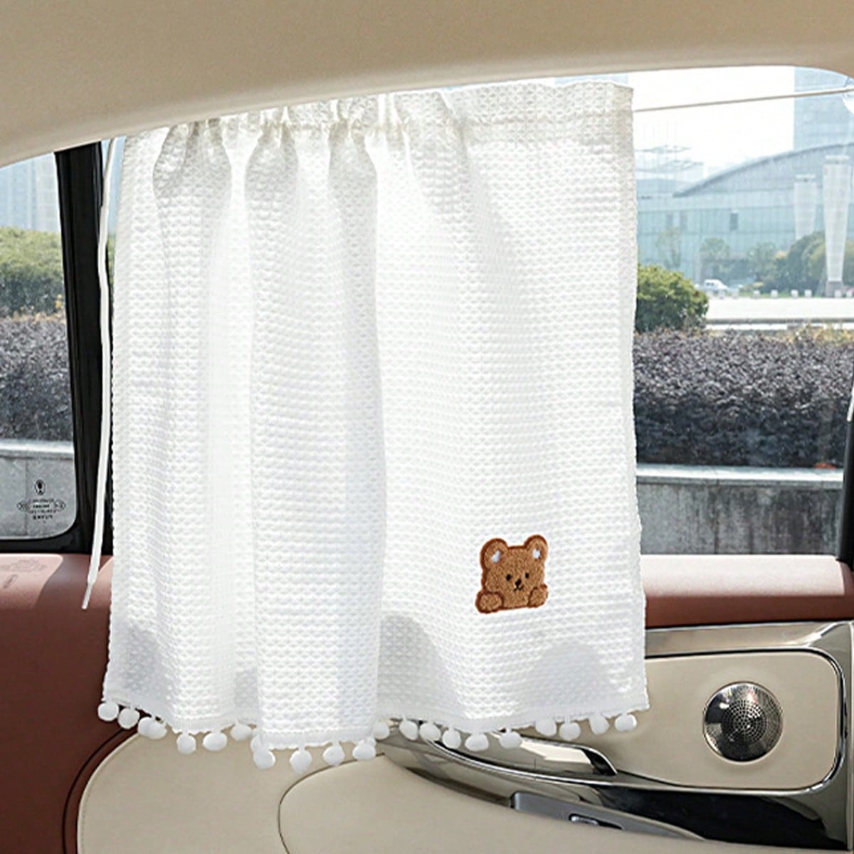 1pc Car Side Window Sunshade Suction Cup Interior Curtain Baby Children UV Protection Heat Insulation