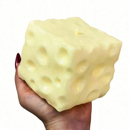 1pc Cheese Squishy, Giant Squishy Toys Cheese Cube Stress Relief Ball, Fidget Squishy Toy Cheese-Shaped Squeezable Ball, Non-Rebound, Stress-Relief Fingertip Toy, Cheese Squish Kids Toy, Crunchy Squis