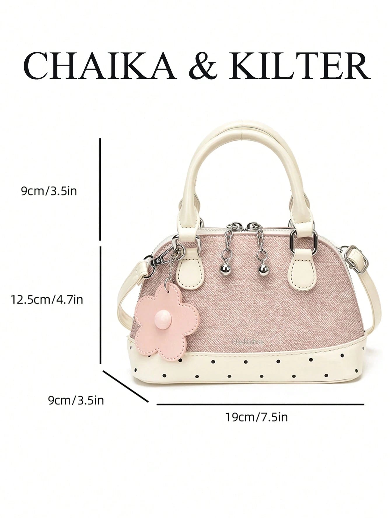 1pc Color Block PU Leather New Women Backpack, Shoulder Bag, Crossbody Bag, Fashionable Shell Handbag, Adjustable Strap, Suitable For Girls, College S