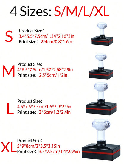 1pc Custom Text Return Address Stamps Self Inking, Personalized Stamps For Mailing, Office Supplies Seal, Customized Postage Stamps, Return To Sender Stamp, Black Name Stamp, Business Stamp
