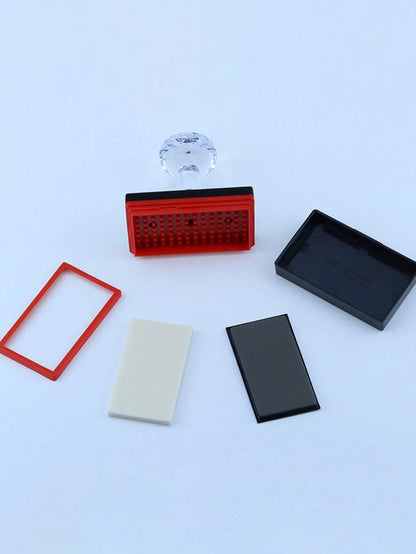1pc Custom Text Return Address Stamps Self Inking, Personalized Stamps For Mailing, Office Supplies Seal, Customized Postage Stamps, Return To Sender Stamp, Black Name Stamp, Business Stamp