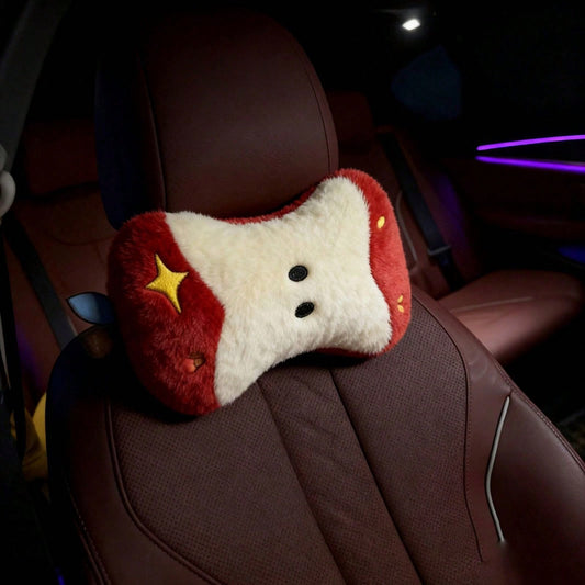 1pc Cute And Unique Design, Various Car Models, Adds A Cozy Atmosphere To The Car Interior, Not Only A Practical Neck Support But Also A Thoughtful And Exquisite Gift, Combining Beauty, Comfort, And M