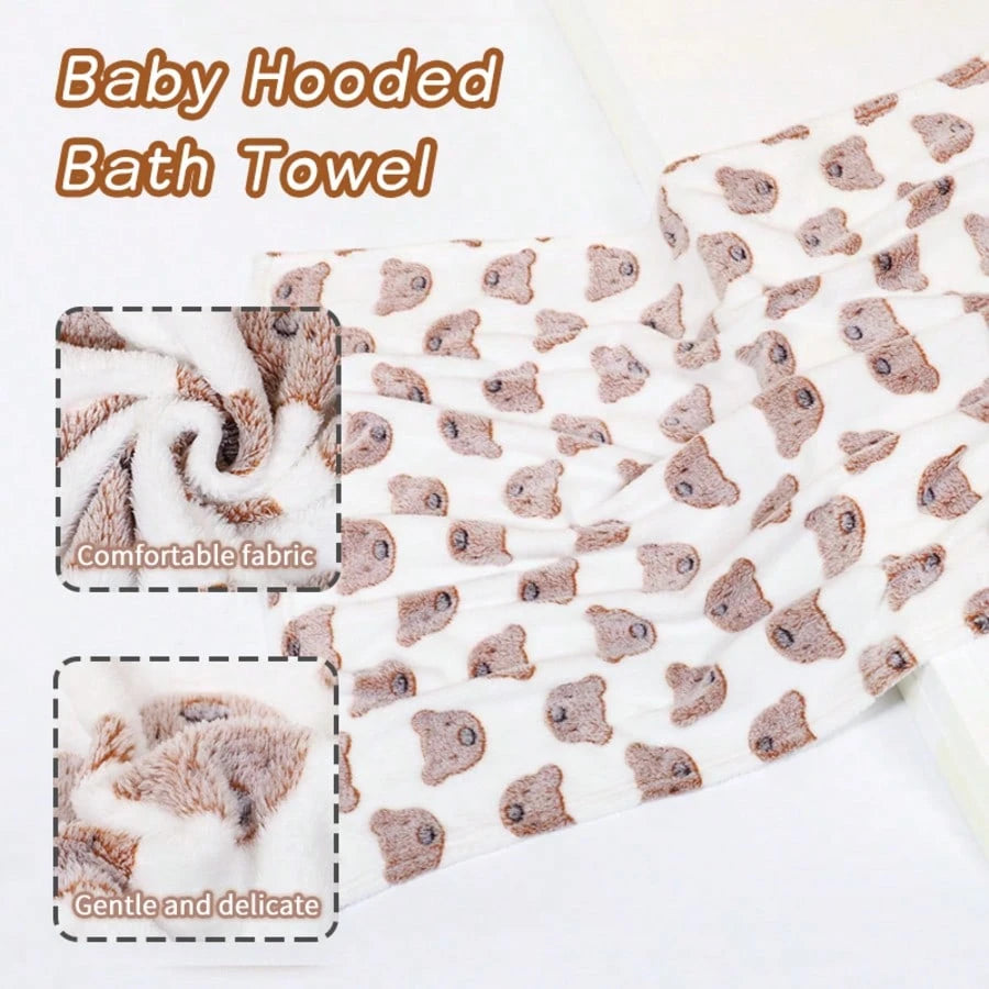 1pc Cute & Fresh Baby Blanket, Flannel Throw Blanket Lightweight For Spring Summer Autumn, Soft & Skin-Friendly For Infant Indoor, Camping, Air-Conditioned Room, Sofa, Suitable For Both Men And Women