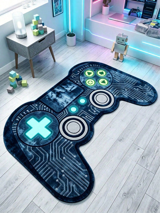 1pc Cyber Game Controller Decorative Rug, Decorative Carpet, Bedroom Decor, Small Rug, Carpet, Home Decor, Living Room Rug, Living Room Small Rug, Bedroom Carpet, Living Room Home Decor, Outdoor Rug