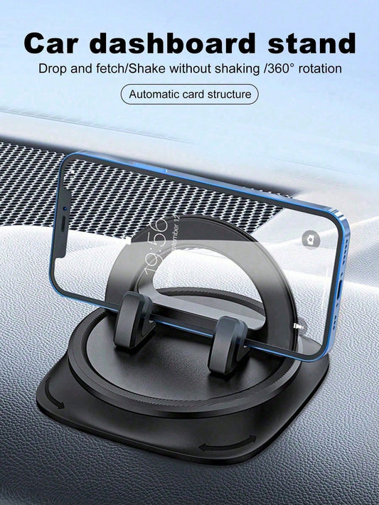 1pc Dashboard Navigation Bracket, Specialized Car Phone Holder Bracket, High-Grade Anti-Slip Mat Universal Fixation