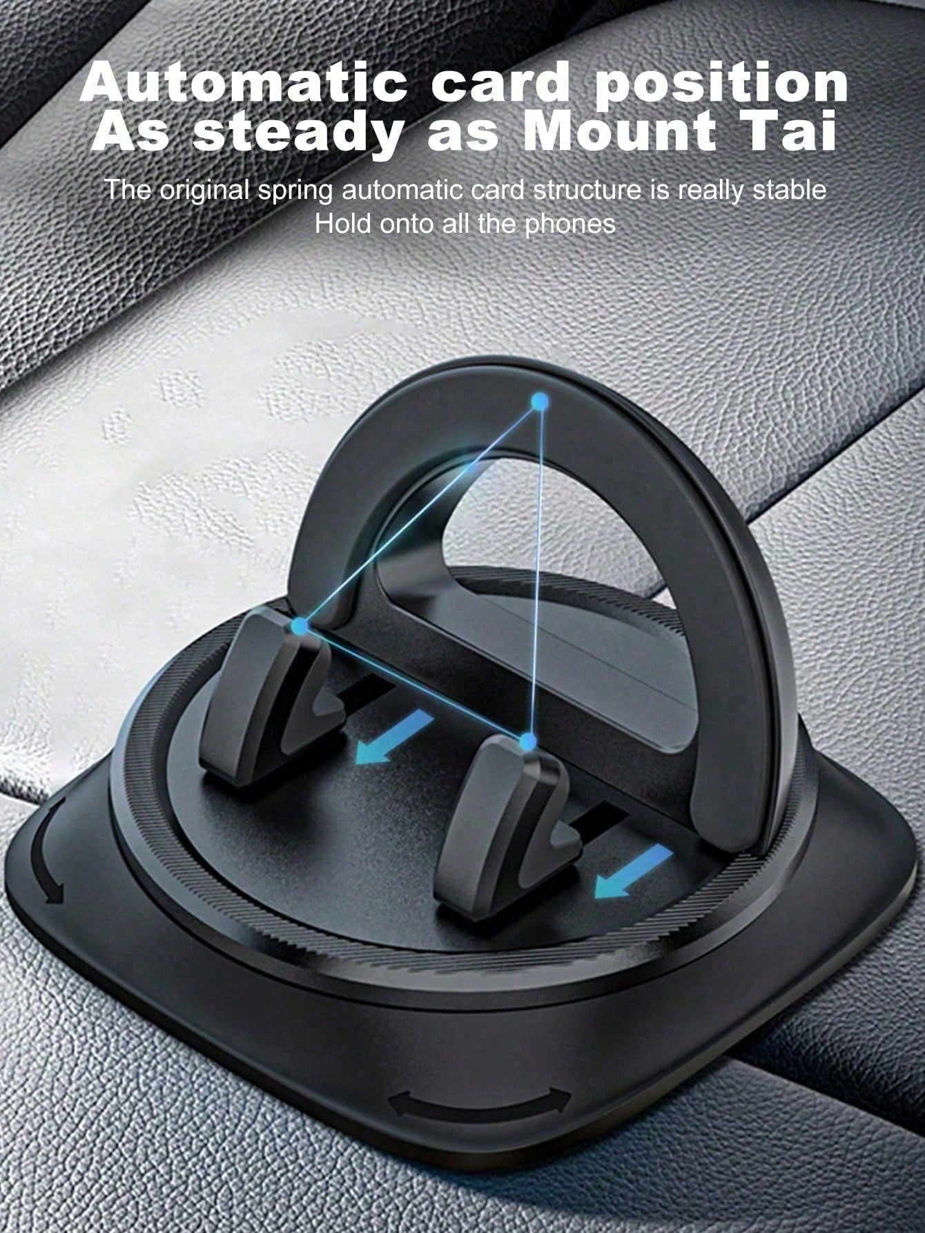 1pc Dashboard Navigation Bracket, Specialized Car Phone Holder Bracket, High-Grade Anti-Slip Mat Universal Fixation