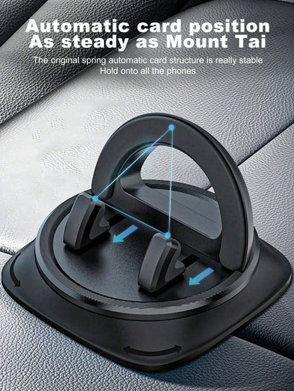 1pc Dashboard Navigation Bracket, Specialized Car Phone Holder Bracket, High-Grade Anti-Slip Mat Universal Fixation