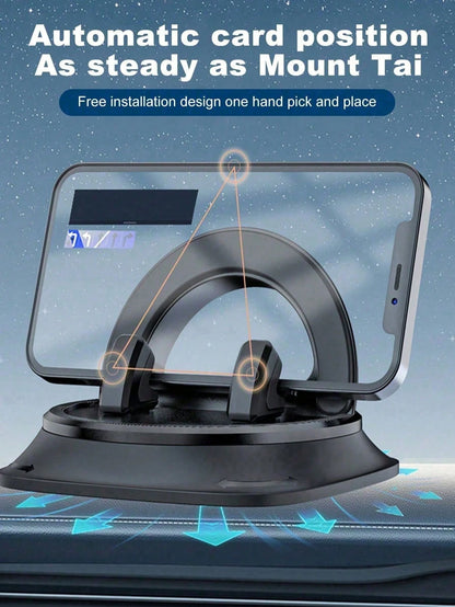 1pc Dashboard Navigation Bracket, Specialized Car Phone Holder Bracket, High-Grade Anti-Slip Mat Universal Fixation