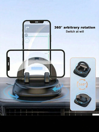 1pc Dashboard Navigation Bracket, Specialized Car Phone Holder Bracket, High-Grade Anti-Slip Mat Universal Fixation