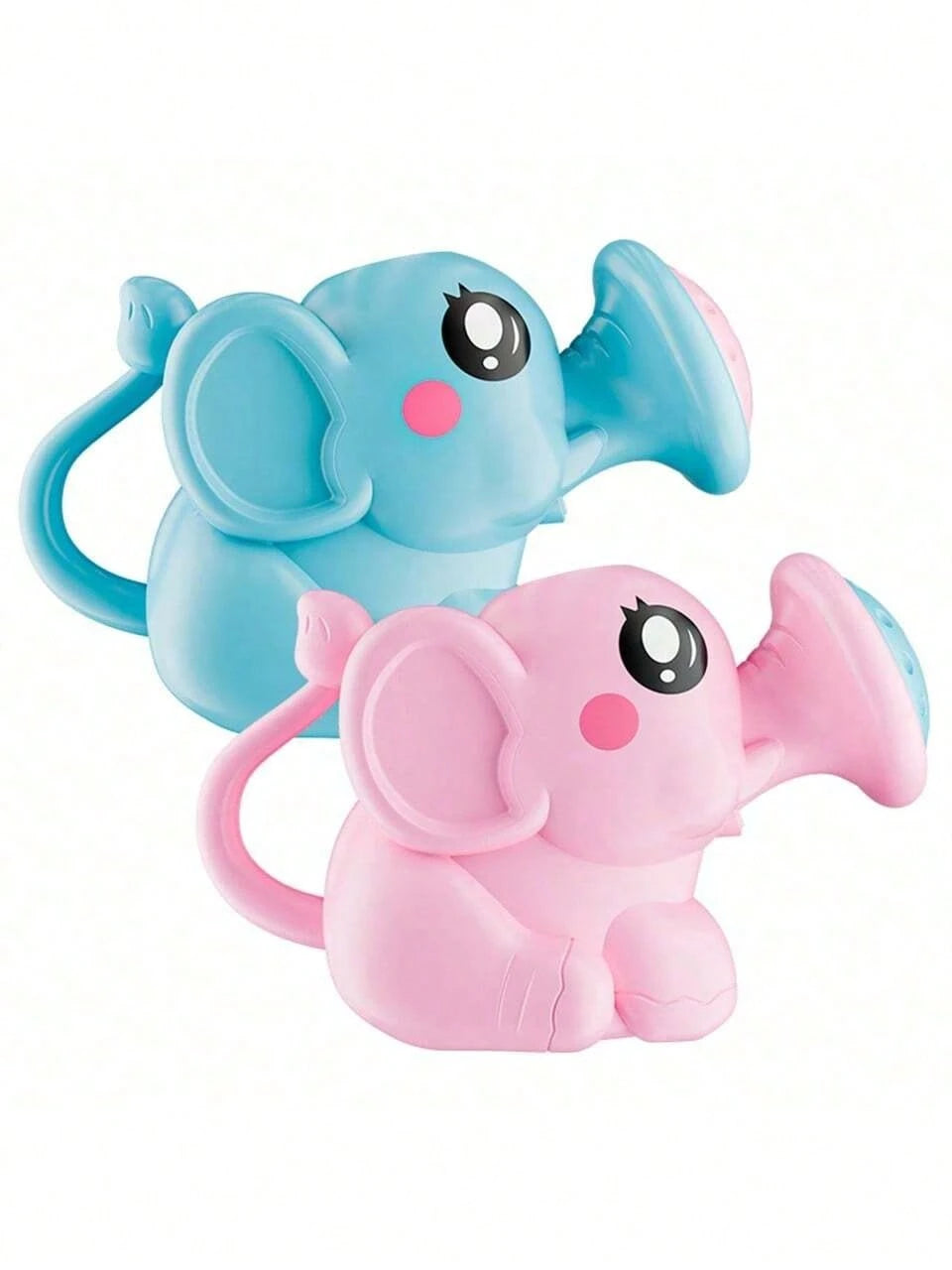 1pc Elephant Shaped Watering Can Bath Toy, Cartoon Plastic Water Pot Shower Tool, Baby Bathroom Toy, Children Summer Bath Sprinkler, Elephant Shaped Shower Sprinkler Toy, Birthday Gift, Christmas Stoc