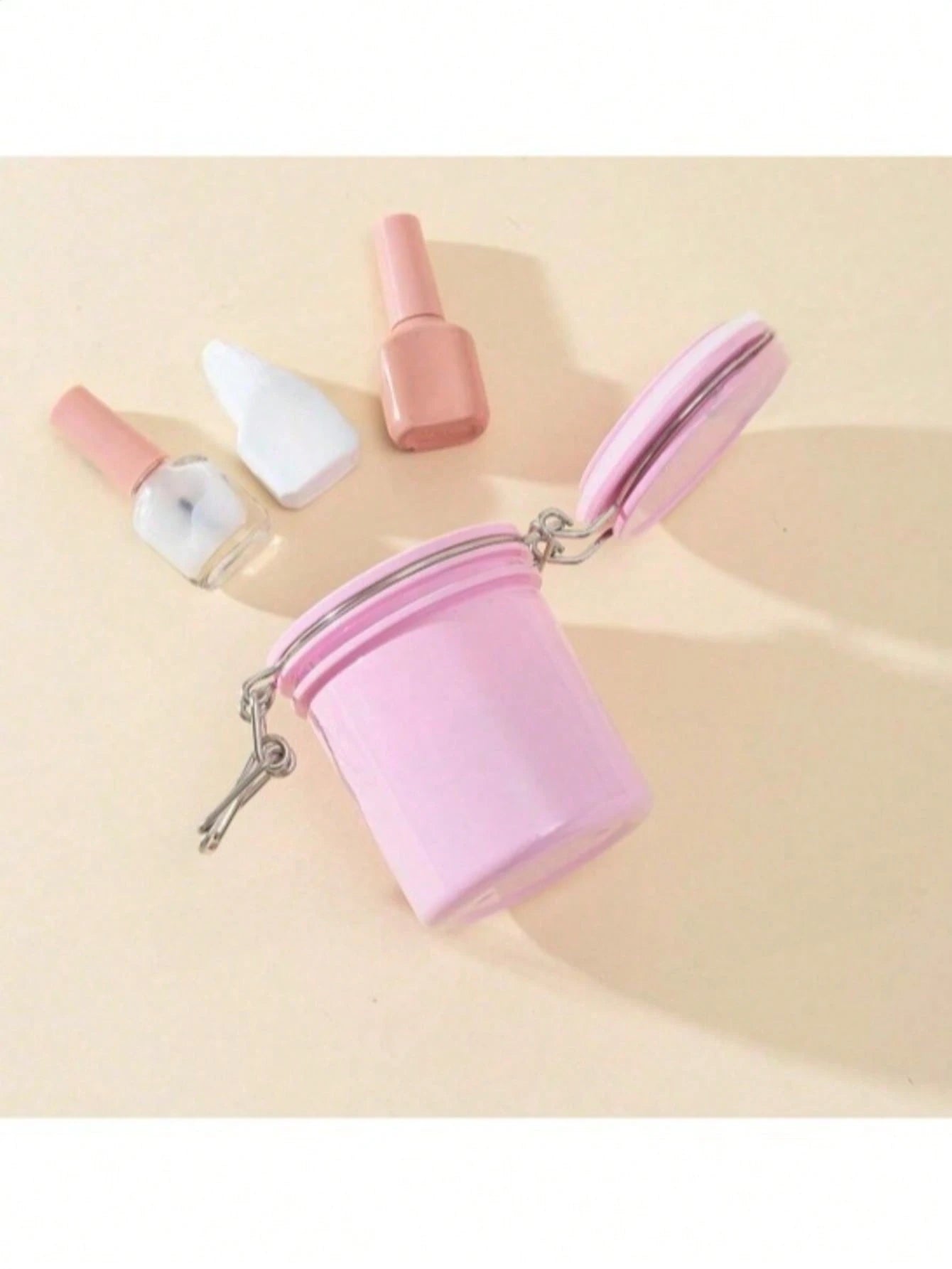 1pc Eyelash Glue Storage Container, Dust-Proof Sealed Container, Eyelash Extension Glue Fresh-Keeping, Compact & Portable, Sealed Lid Design, Secure Grip Storage, Makeup Tool, Beauty Salon Accessory