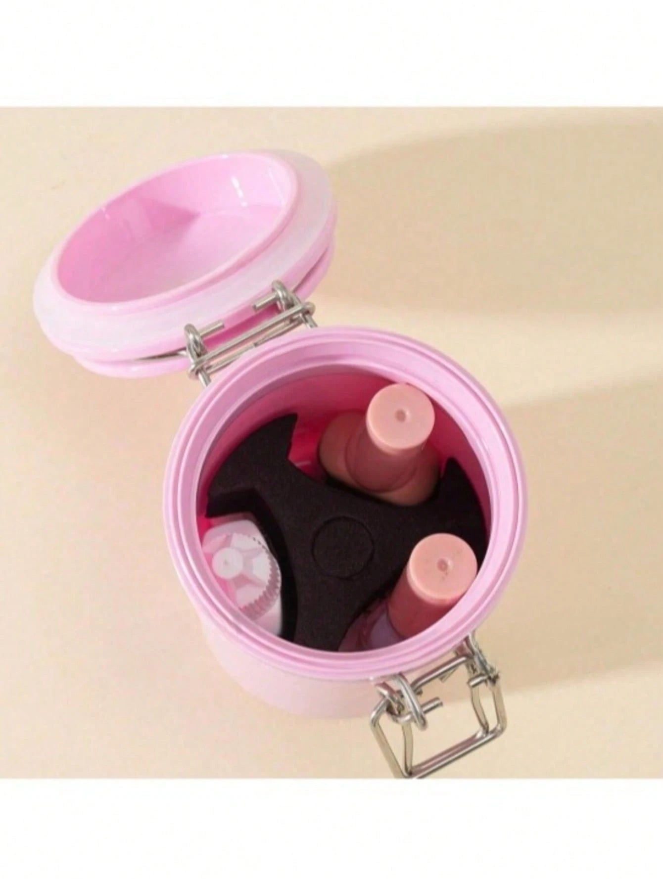 1pc Eyelash Glue Storage Container, Dust-Proof Sealed Container, Eyelash Extension Glue Fresh-Keeping, Compact & Portable, Sealed Lid Design, Secure Grip Storage, Makeup Tool, Beauty Salon Accessory