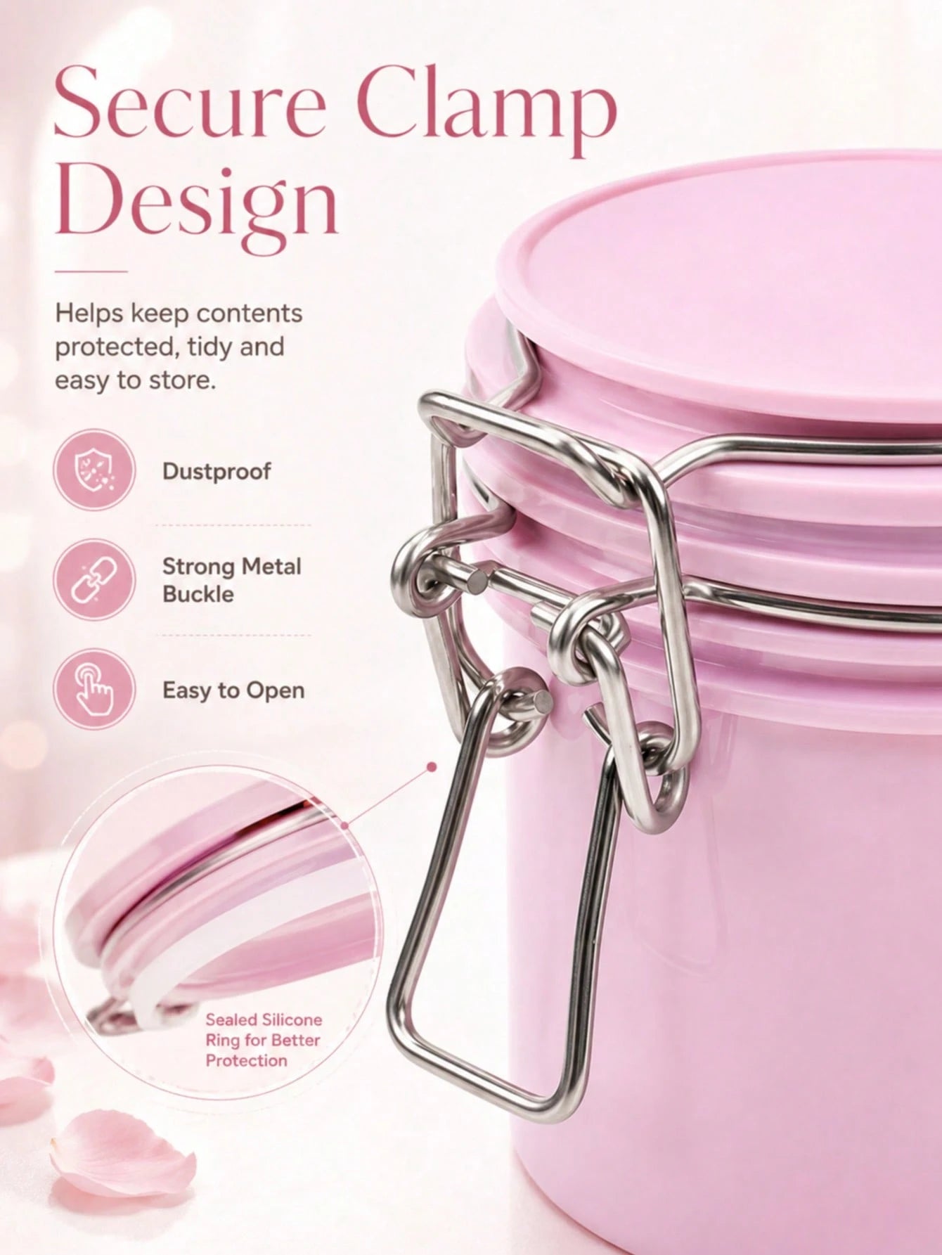 1pc Eyelash Glue Storage Container, Dust-Proof Sealed Container, Eyelash Extension Glue Fresh-Keeping, Compact & Portable, Sealed Lid Design, Secure Grip Storage, Makeup Tool, Beauty Salon Accessory