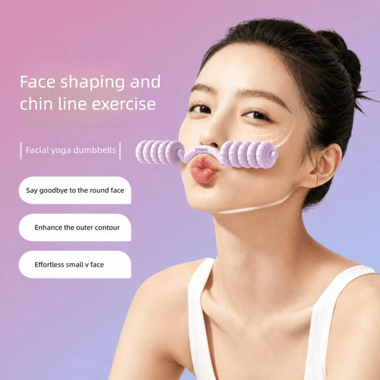1PC Facial Yoga Dumbbell, Jawline Contour Trainer, Create Smooth Jawline And Natural Slim Face; Adjustable Weight Suitable For Various Stages Of Facial Muscle Exercise Needs