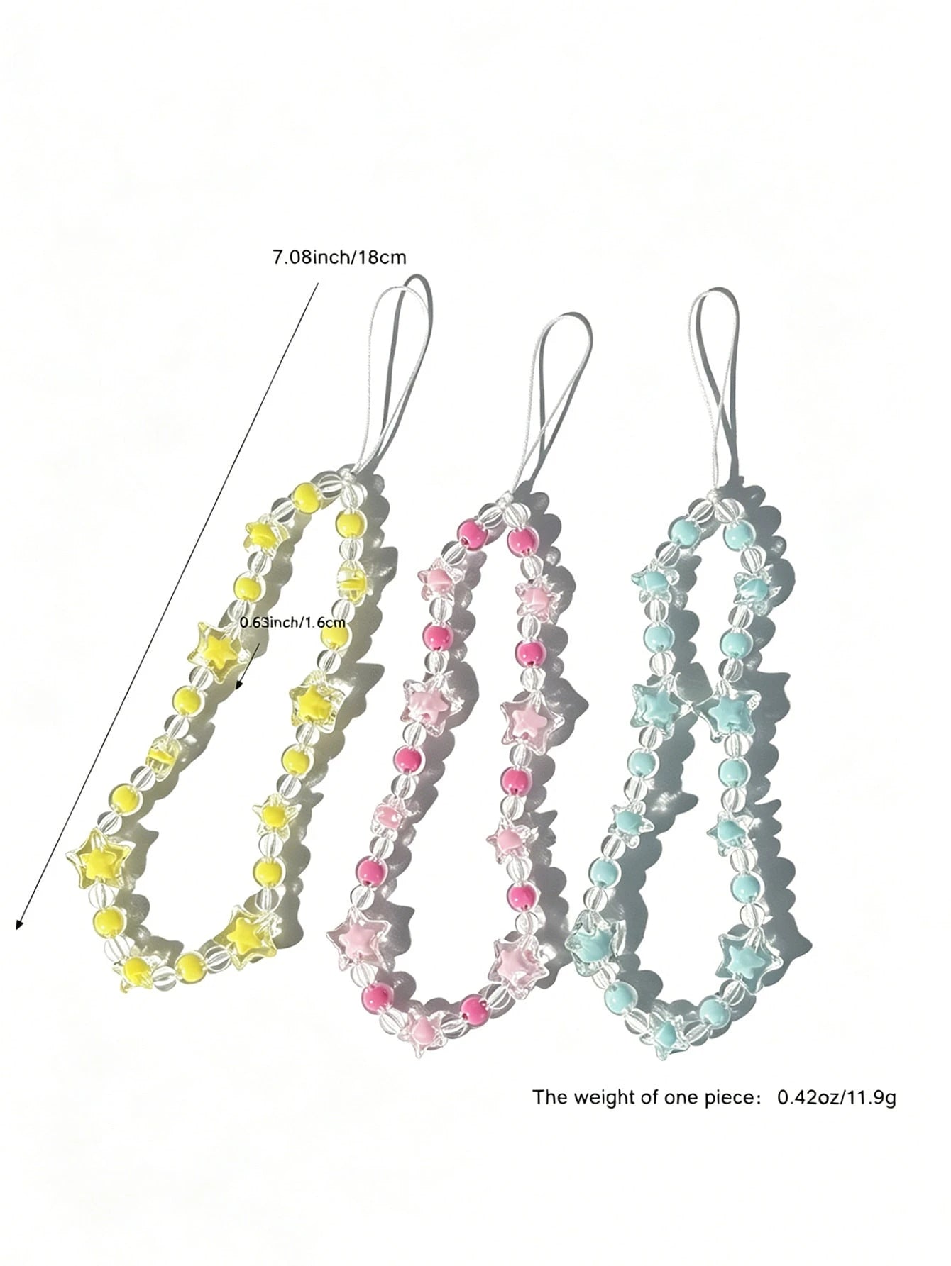 1pc Fashionable Flower & Faux Pearl Beaded Lanyard, Elegant Phone Strap & Bag Charm