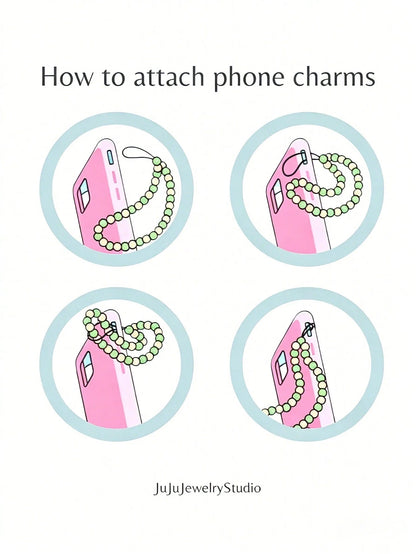 1pc Fashionable Flower & Faux Pearl Beaded Lanyard, Elegant Phone Strap & Bag Charm