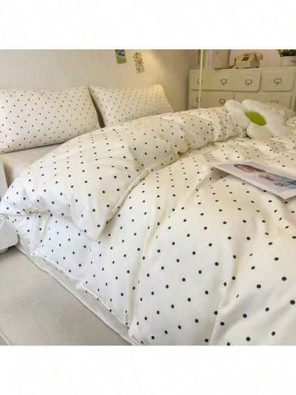 1pc Floral Pattern Duvet Cover, Soft & Breathable Microfiber Fabric With Special Washing Technique, Comfortable Like Touching Clouds, Suitable For Summer