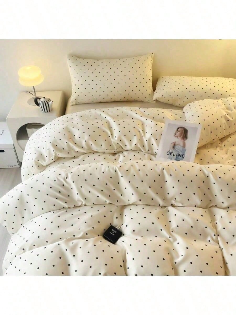 1pc Floral Pattern Duvet Cover, Soft & Breathable Microfiber Fabric With Special Washing Technique, Comfortable Like Touching Clouds, Suitable For Summer