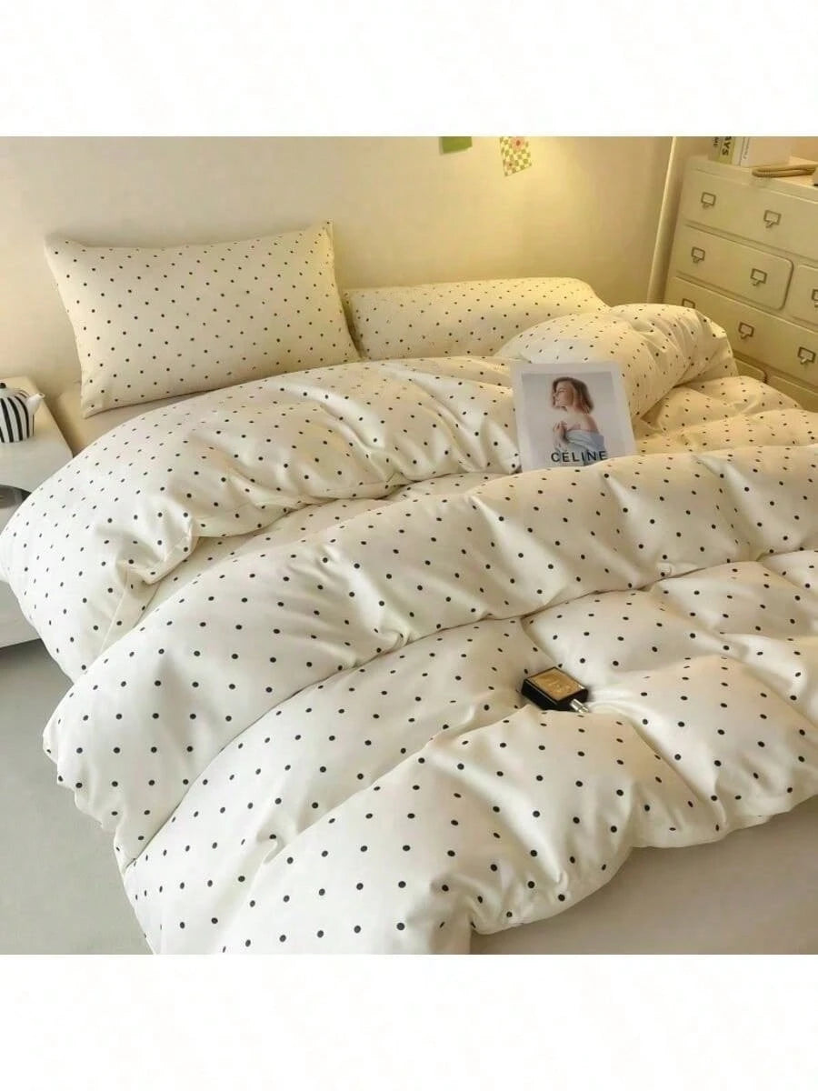 1pc Floral Pattern Duvet Cover, Soft & Breathable Microfiber Fabric With Special Washing Technique, Comfortable Like Touching Clouds, Suitable For Summer