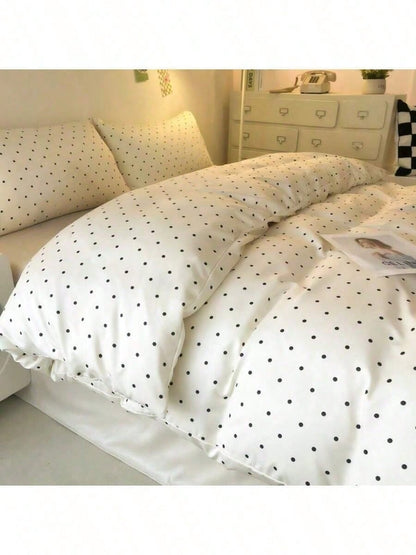 1pc Floral Pattern Duvet Cover, Soft & Breathable Microfiber Fabric With Special Washing Technique, Comfortable Like Touching Clouds, Suitable For Summer
