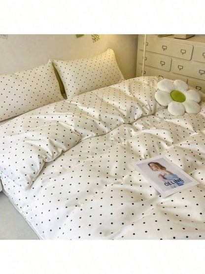 1pc Floral Pattern Duvet Cover, Soft & Breathable Microfiber Fabric With Special Washing Technique, Comfortable Like Touching Clouds, Suitable For Summer