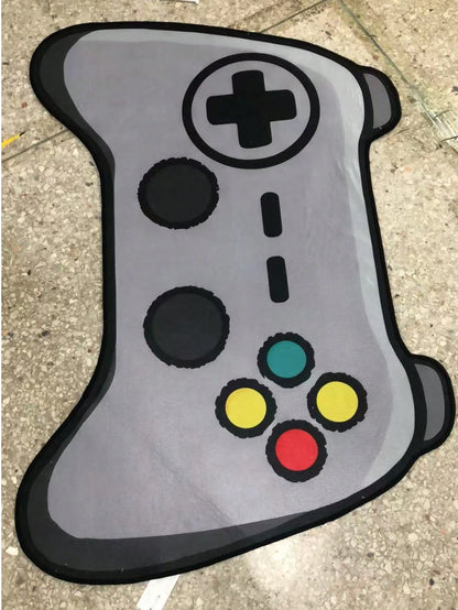 1pc Game Controller Shaped Rug, Cute Gaming Mat, Decorative Carpet, Bedroom Decor, Small Rug, Carpet, Home Decor, Outdoor Rug, Washable Rug, Graduation/Mother's Day Gift