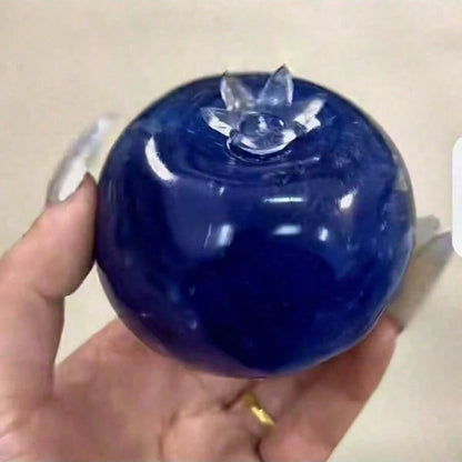 1pc Giant Blueberry Squishy Toy Jelly Texture Slow Rebound Desktop Decor Stress Relief For Birthday Easter Halloween Christmas Party Gift Dumpling Style Random Style & Packaging