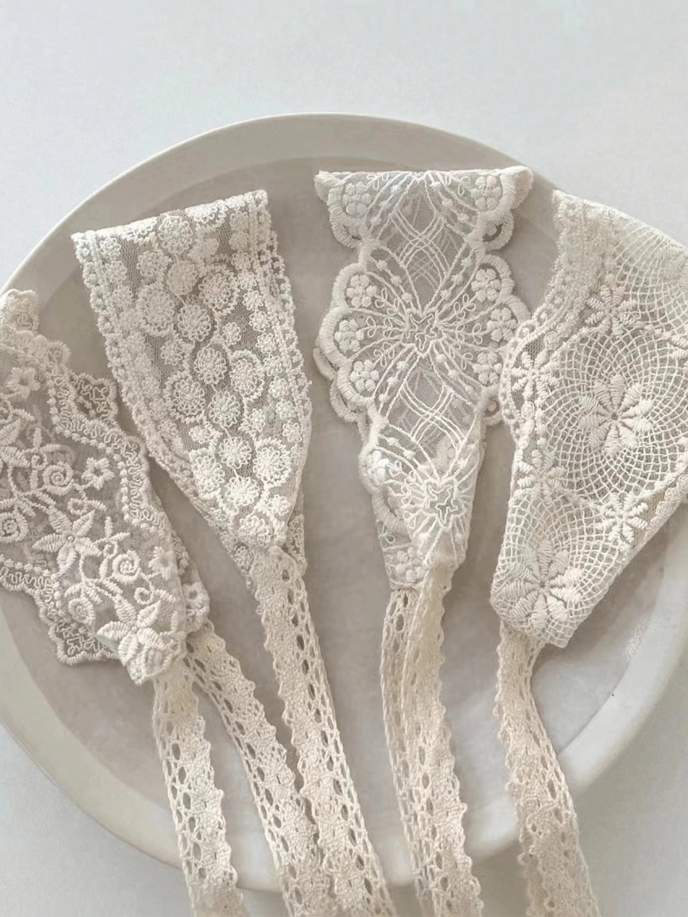 1pc Girls/Baby Vintage Floral Lace Headband, Fresh Scandinavian Style, Decorative Accessory, Suitable For Daily Wear, Party, Gift