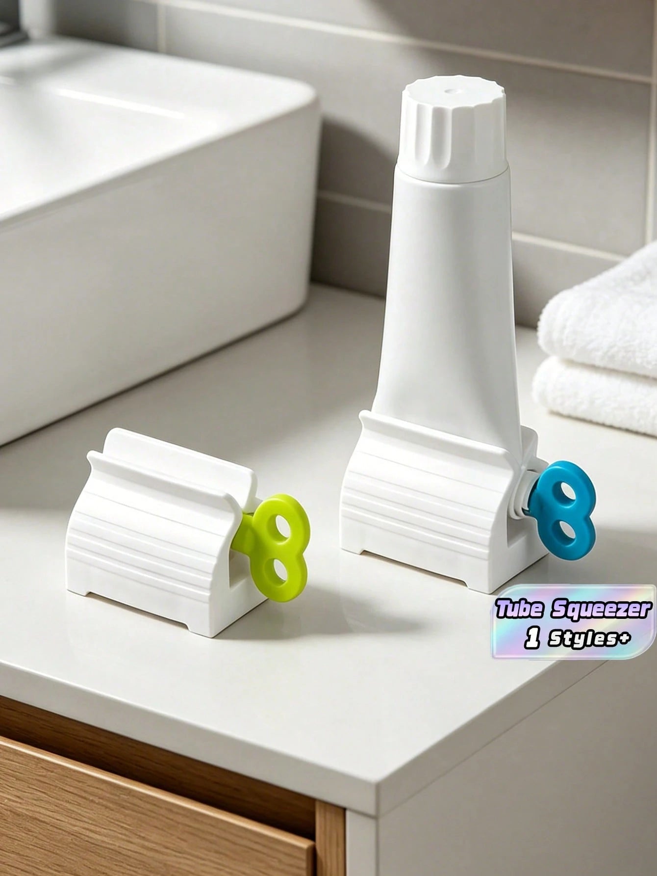 1pc Household Toothpaste Squeezer, Bathroom Accessories, Bathroom Storage, Save Toothpaste, Toothpaste, Toothpaste, Ointment, Hand Cream, No Waste Christmas For Holiday Gift Giving Home Bathroom Decor