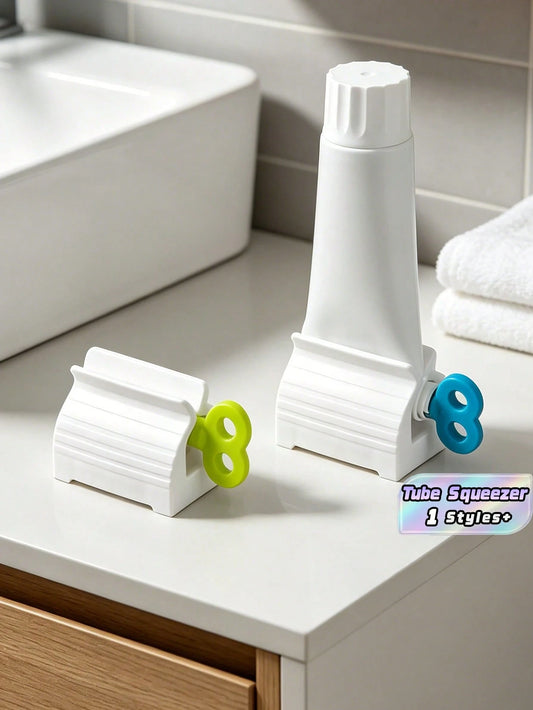 1pc Household Toothpaste Squeezer, Bathroom Accessories, Bathroom Storage, Save Toothpaste, Toothpaste, Toothpaste, Ointment, Hand Cream, No Waste Christmas For Holiday Gift Giving Home Bathroom Decor