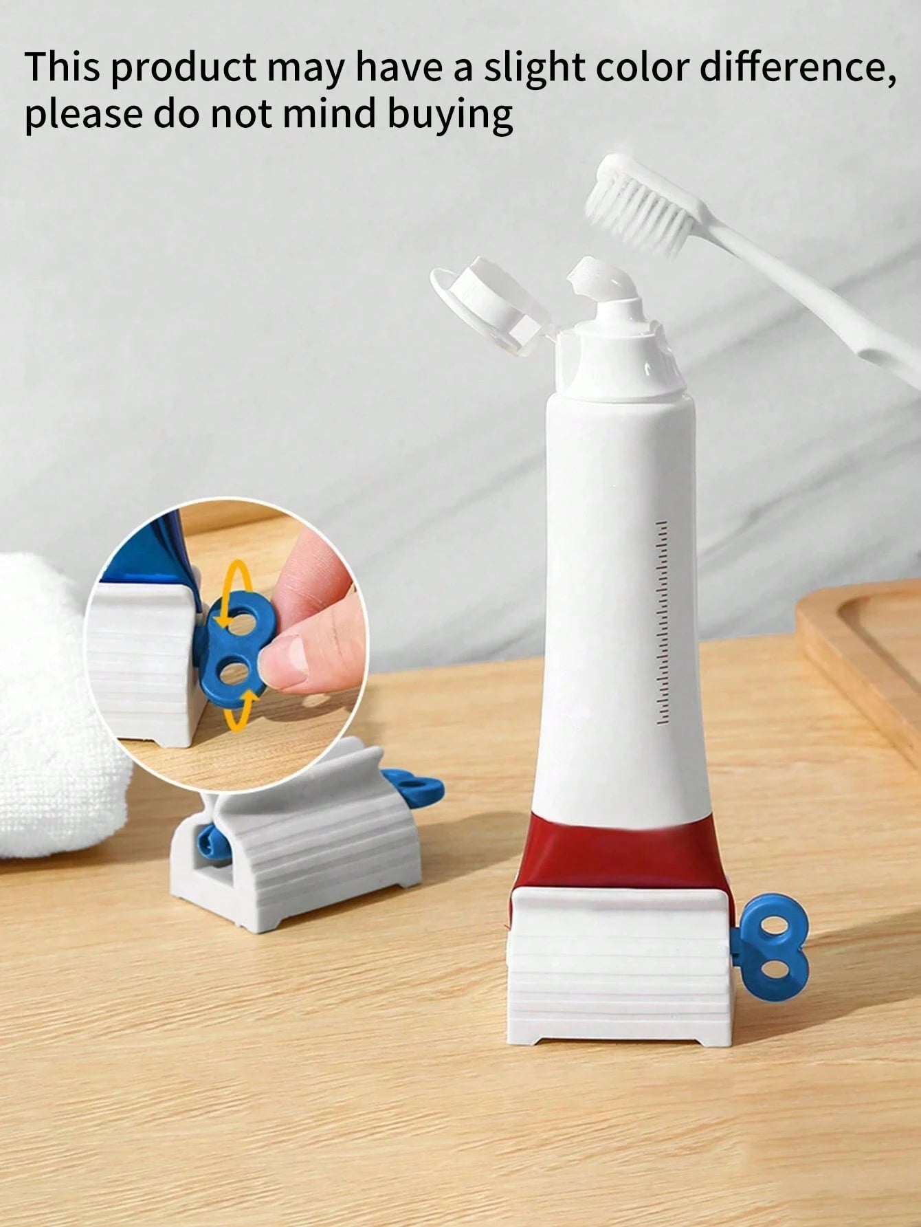 1pc Household Toothpaste Squeezer, Bathroom Accessories, Bathroom Storage, Save Toothpaste, Toothpaste, Toothpaste, Ointment, Hand Cream, No Waste Christmas For Holiday Gift Giving Home Bathroom Decor