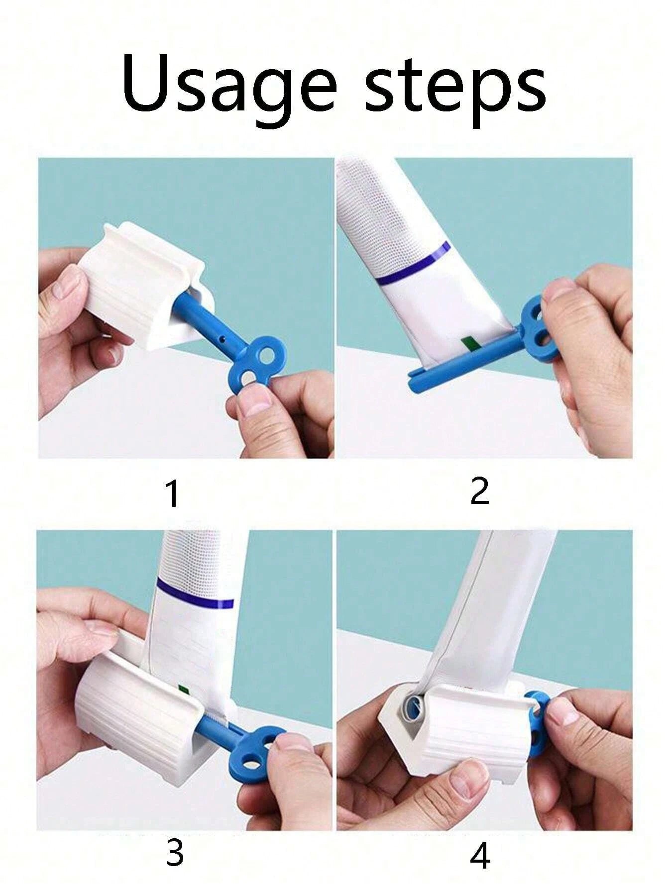 1pc Household Toothpaste Squeezer, Bathroom Accessories, Bathroom Storage, Save Toothpaste, Toothpaste, Toothpaste, Ointment, Hand Cream, No Waste Christmas For Holiday Gift Giving Home Bathroom Decor